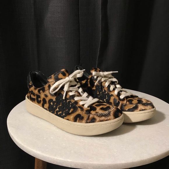 Loeffler Randall Elliot Leopard Sneaker Wmns sz 6 - Picture 1 of 8